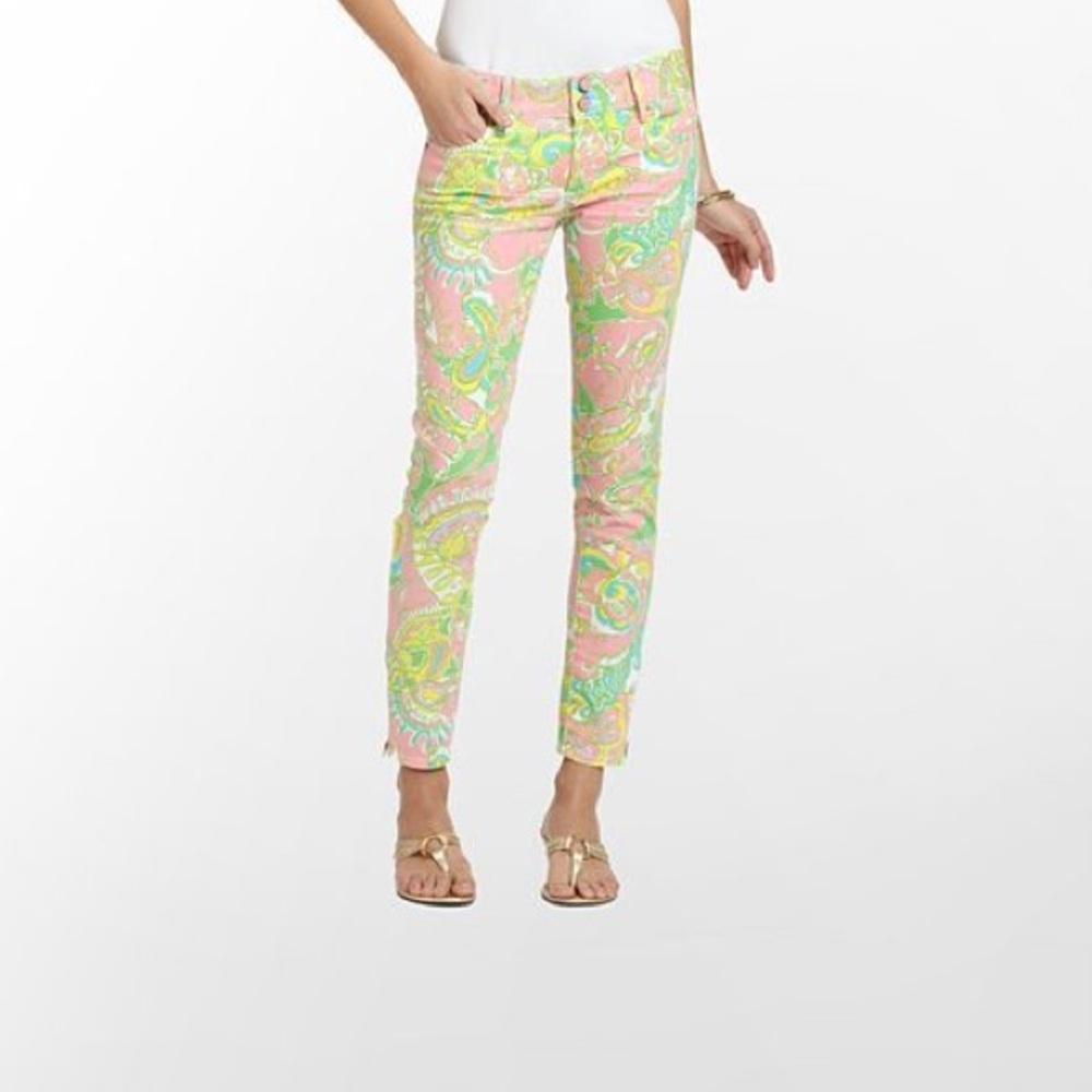 Lilly Pulitzer Worth Skinny Mini Zip - Picture 2 of 12